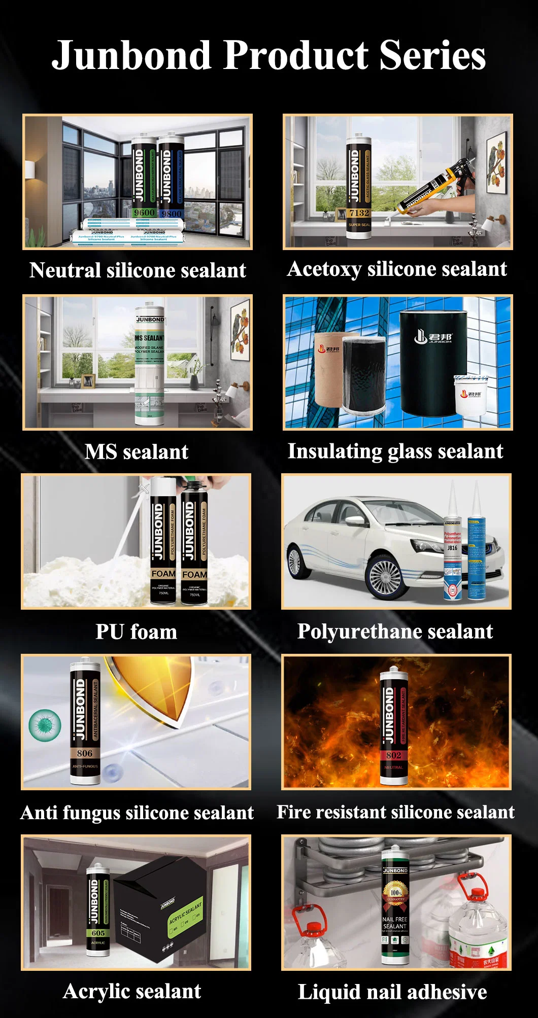 Made in China Top 1 Manufacture for Silicone Sealant All Types for Construction One Stop Service