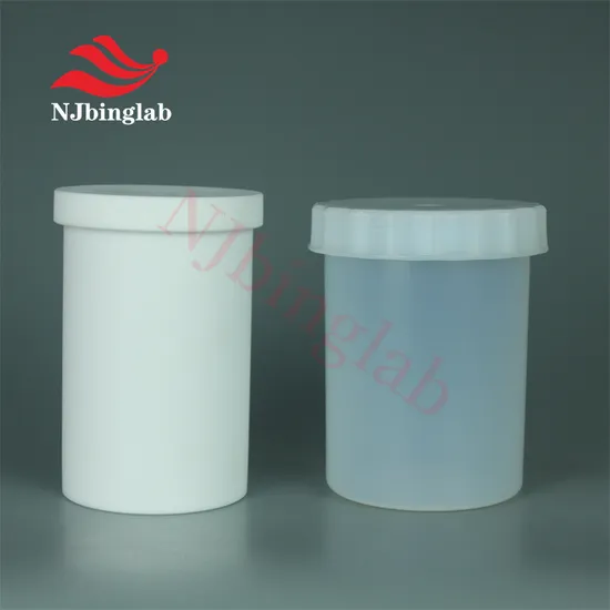 PTFE PFA Acid Cleaning Vessel, 1000ml with screw Cover, for Semiconductor Wafers 