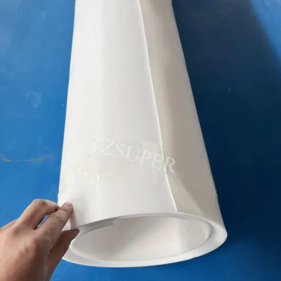 White PTFE Turning Plate PTFE Skived Sheet