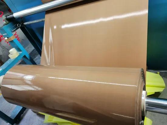 Heat Resistant PTFE Laminated Fiberglass Woven Fabric in Roll 